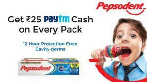 Pepsodent paytm cashback