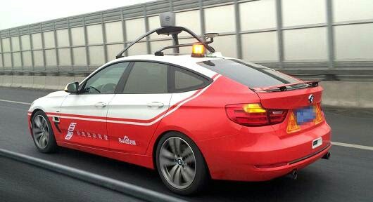 Baidu China's Ai giant test driverless car for the first time 2