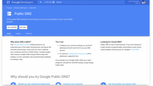 Google public DNS