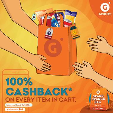 grofers cashback