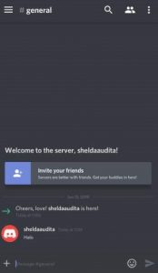How to chat in discord