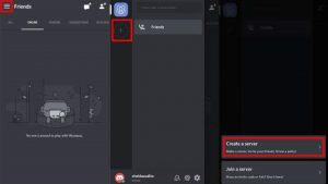how to create discord server and group