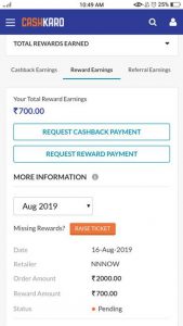 cashkaro earnings