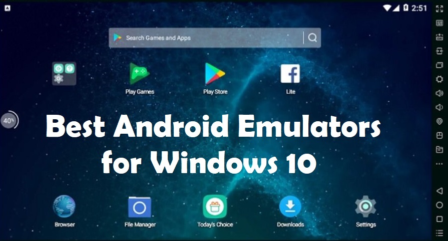 Best Android Emulator FOR WINDOWS 10 PC