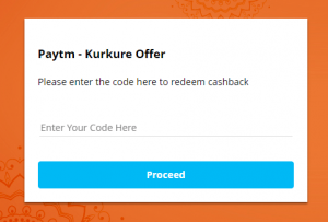 kurkure redeem code