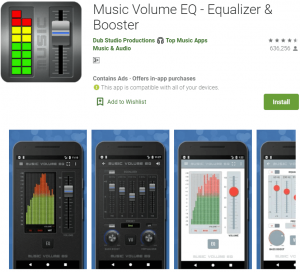 music volume eq