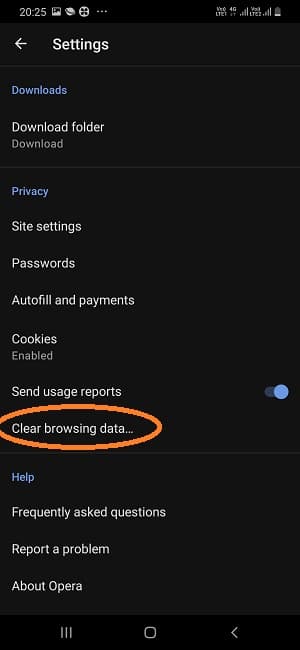 How to clear DNS cache on Android? 4 opera clear browsing