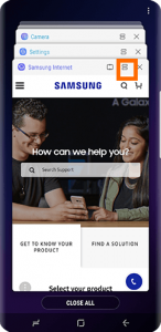 galaxy s9 multi window