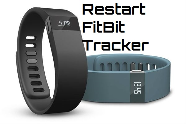 how to restart fitbit tracker