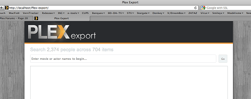 Plex Export