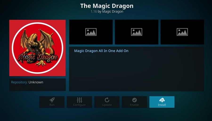 The Magic Dragon Kodi Add-on 1