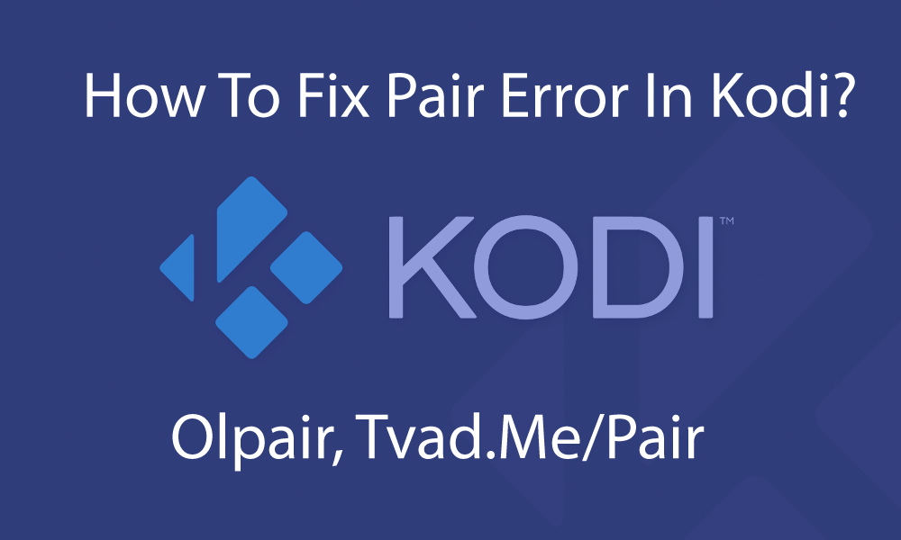 how to fix kodi error