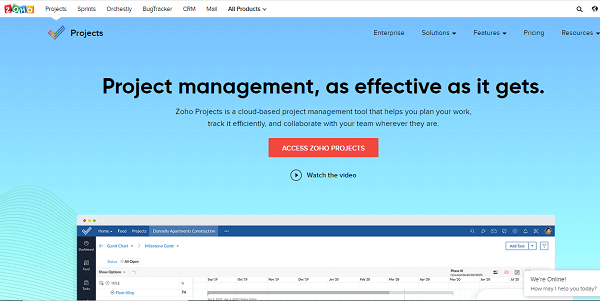 zoho projects