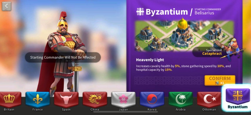 Best Civilizations/Nations of Rise of Kingdoms 6 Byzantium Civilization