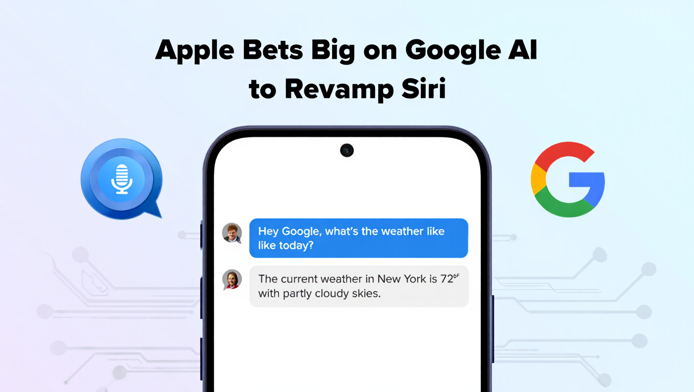 Apple Bets Big on Google AI to Revamp Siri